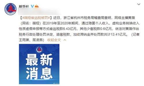 明星网红偷税漏税,揭开娱乐圈税务乱象的冰山一角